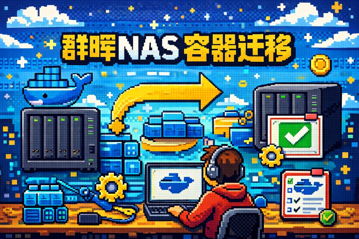 如何无损迁移群晖docker到另一个存储池