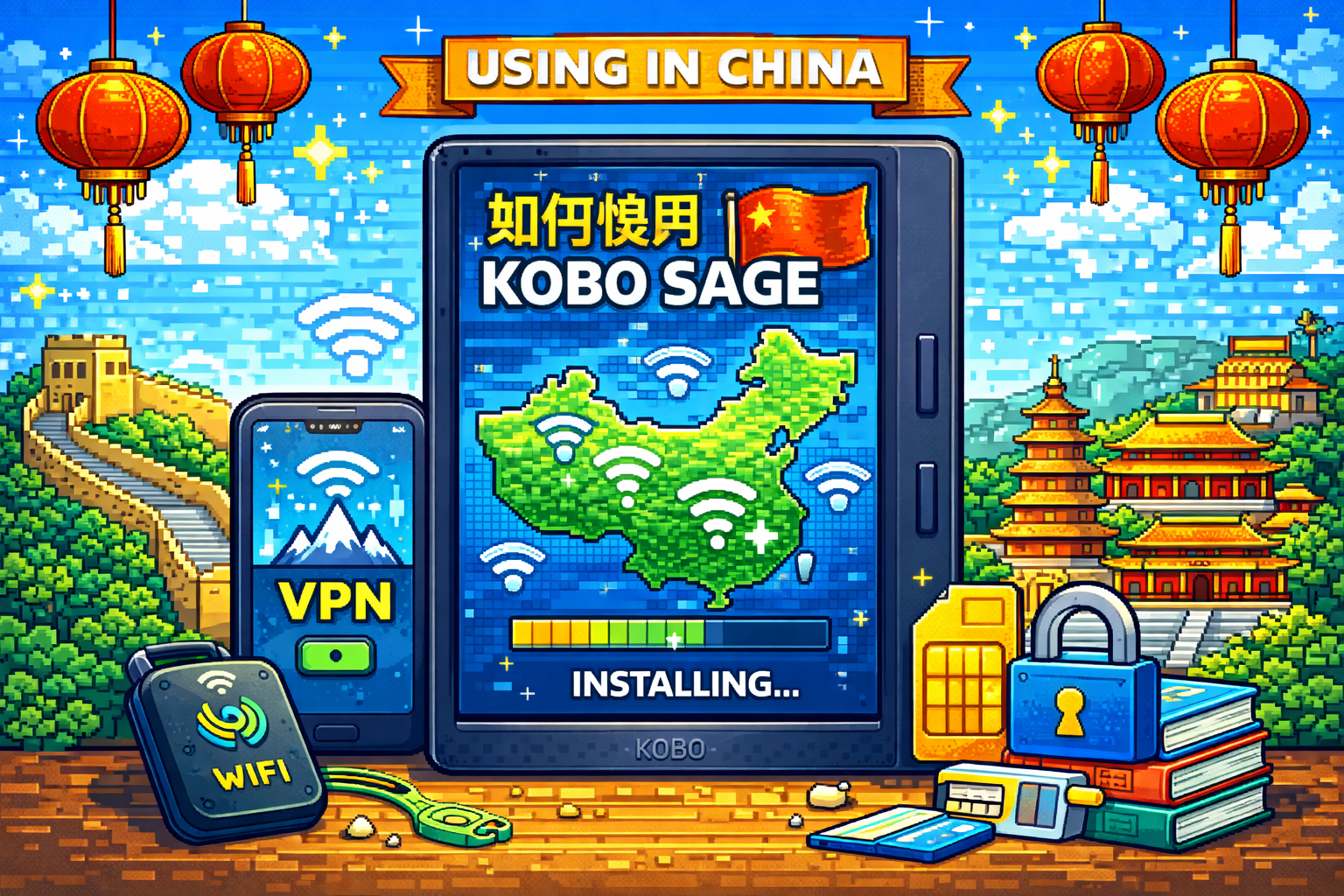 在国内使用Kobo sage的流程