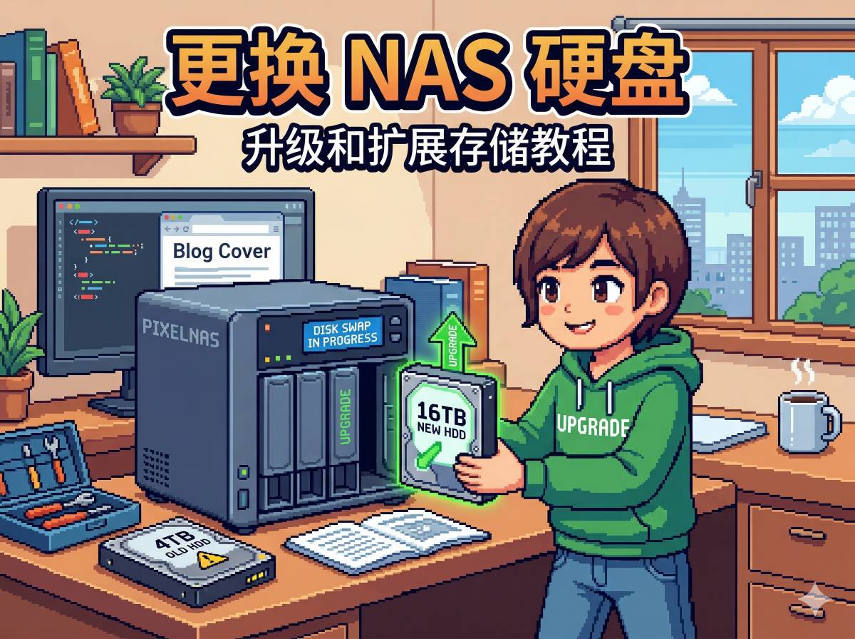 记一次nas更换硬盘的两个大坑